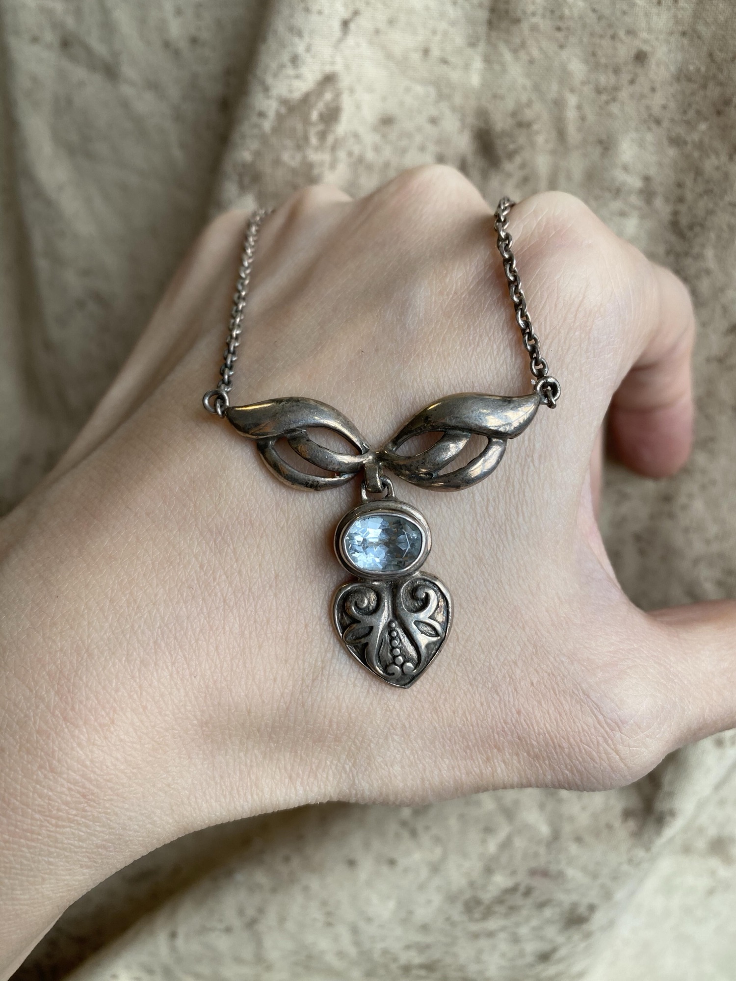 Silver Collar Necklace