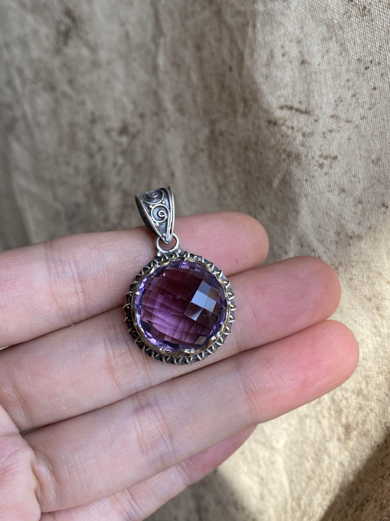Purple Mercury Pendant